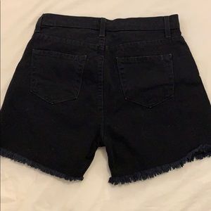 Brandy Melville Shorts | Navy Blue High Waisted Shorts | Poshmark